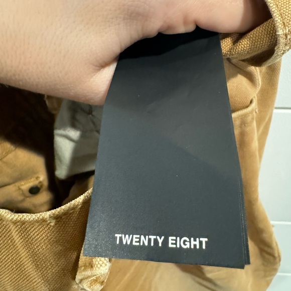 NWT Fear of God seventh collection tan canvas jeans - Picture 9 of 10
